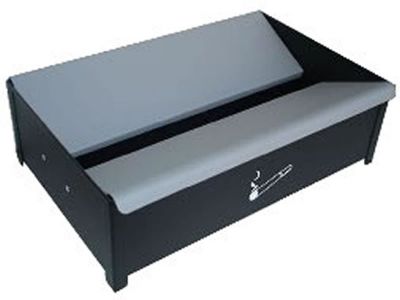 Wall mounted cigarette bin 016