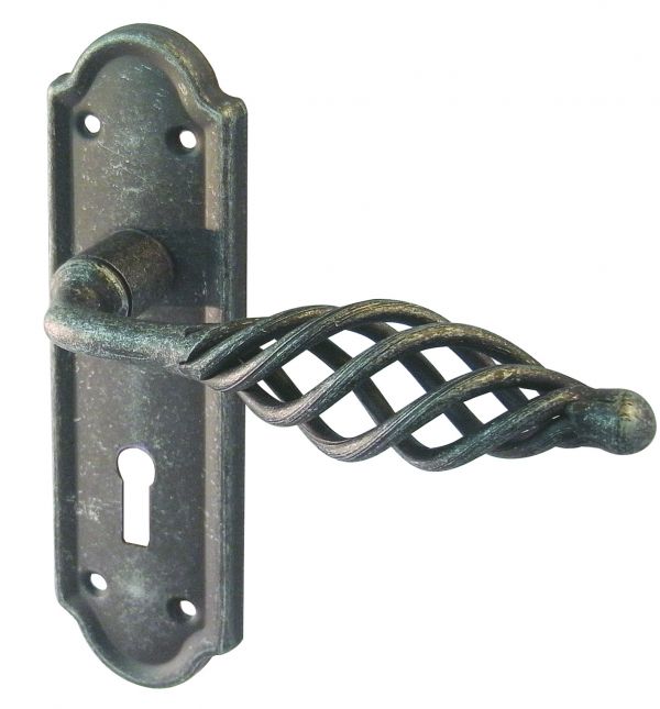 BLACK PEWTER LEVER LOCK
