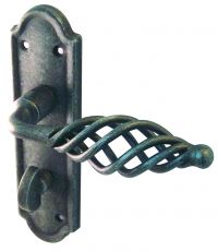 BLACK PEWTER BATHROOM LEVER