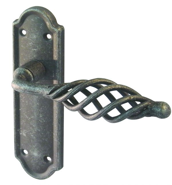 BLACK PEWTER LEVER LATCH