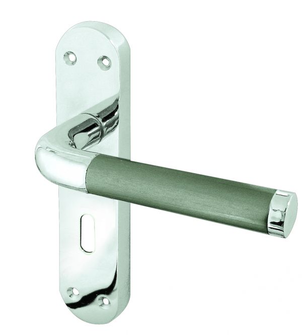TWIN FINISH LEVER ON LOCKPLATE
