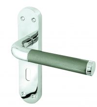 TWIN FINISH LEVER ON LOCKPLATE