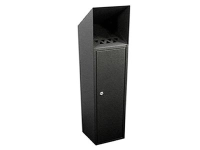 floor mounted cigarette bin 014